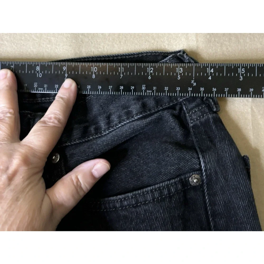 Levi's 505 Jeans‎ , Men's Size 29X30(27X29) , Black Denim
